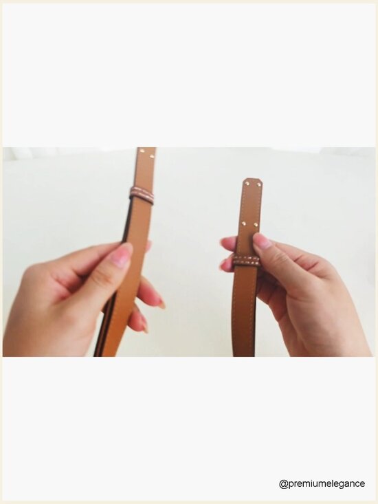 Skinny Leather Belt - Adjustable Alloy Lock for Dresses Jeans Coats main image 4